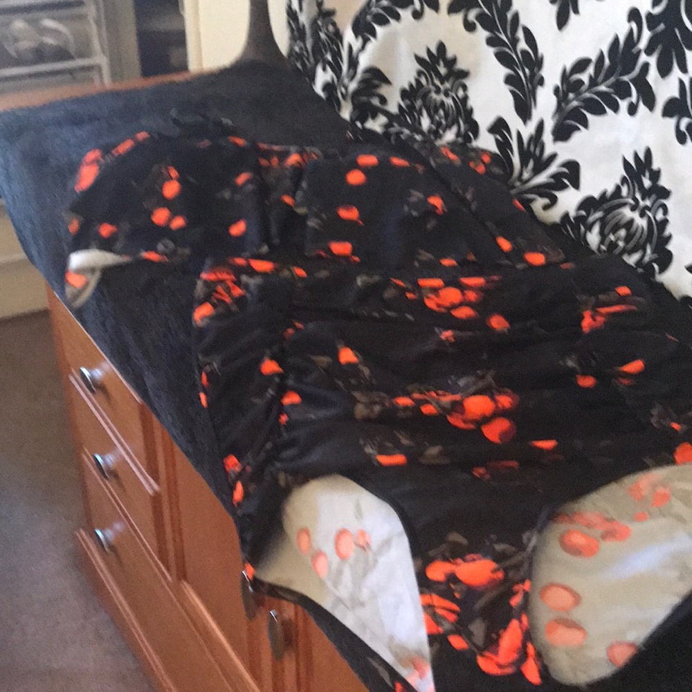 NWOT Black Bikiniwith cherries on it